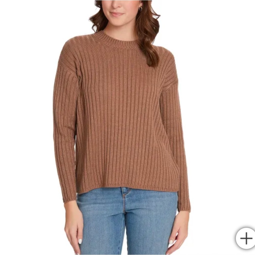 NWT Jessica Simpson Ladies' Ribbed Sweater in Tan